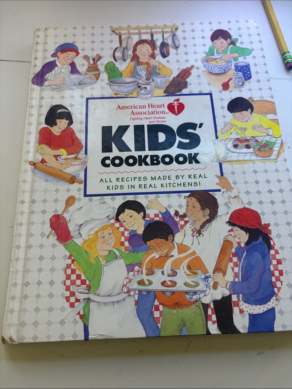 Kids' Cookbook — White Children's Cooking Book